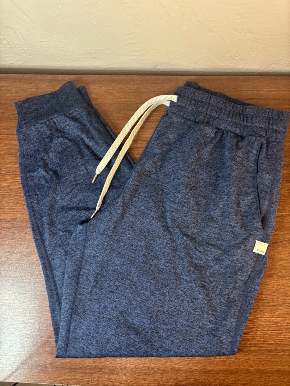 Vuori Blue Heather Jogger Track Pants